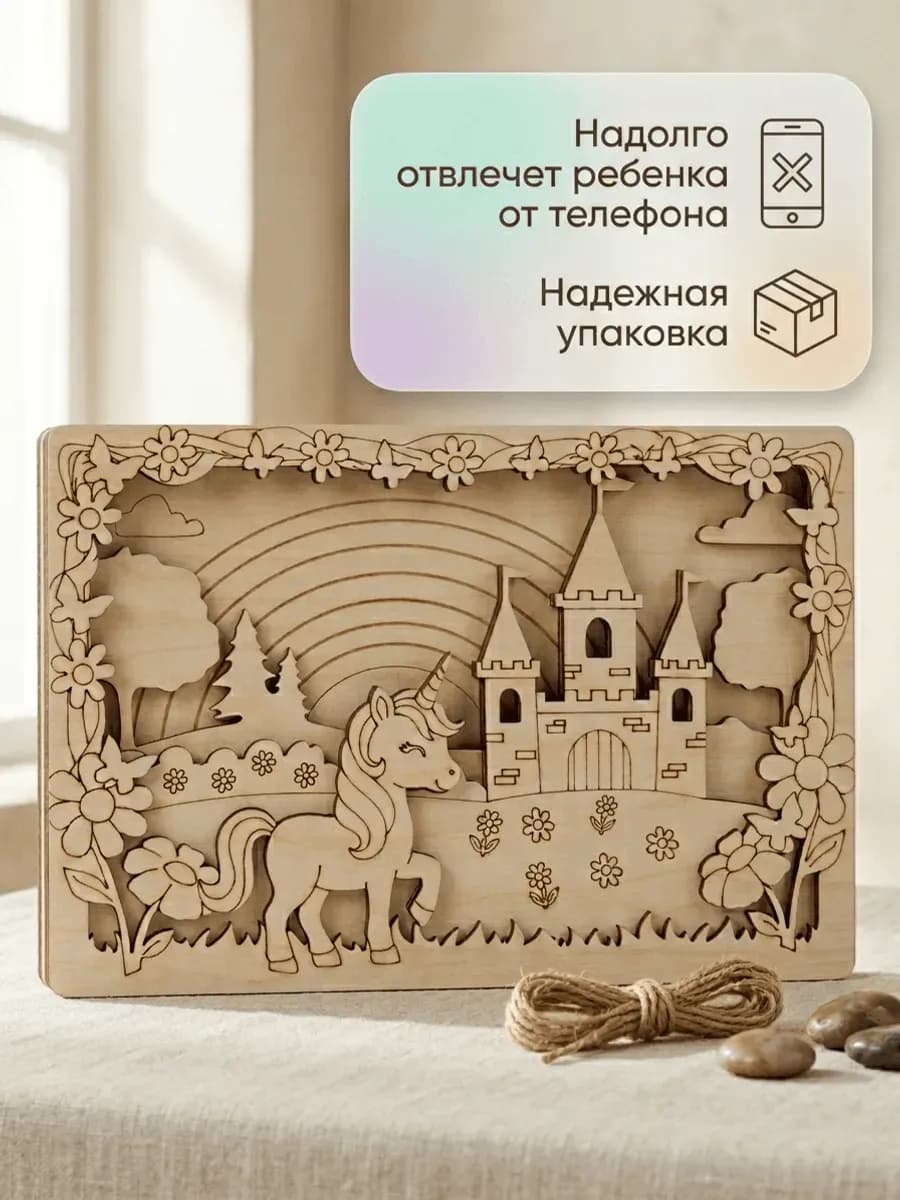 Раскраска из фанеры — главный слайд карточки Yskra